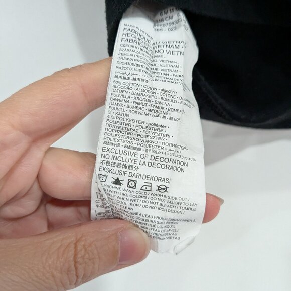 Nike Hockey Snowman Snowglobe Graphic Tee Black Size Medium Size 6 - Picture 4 of 4